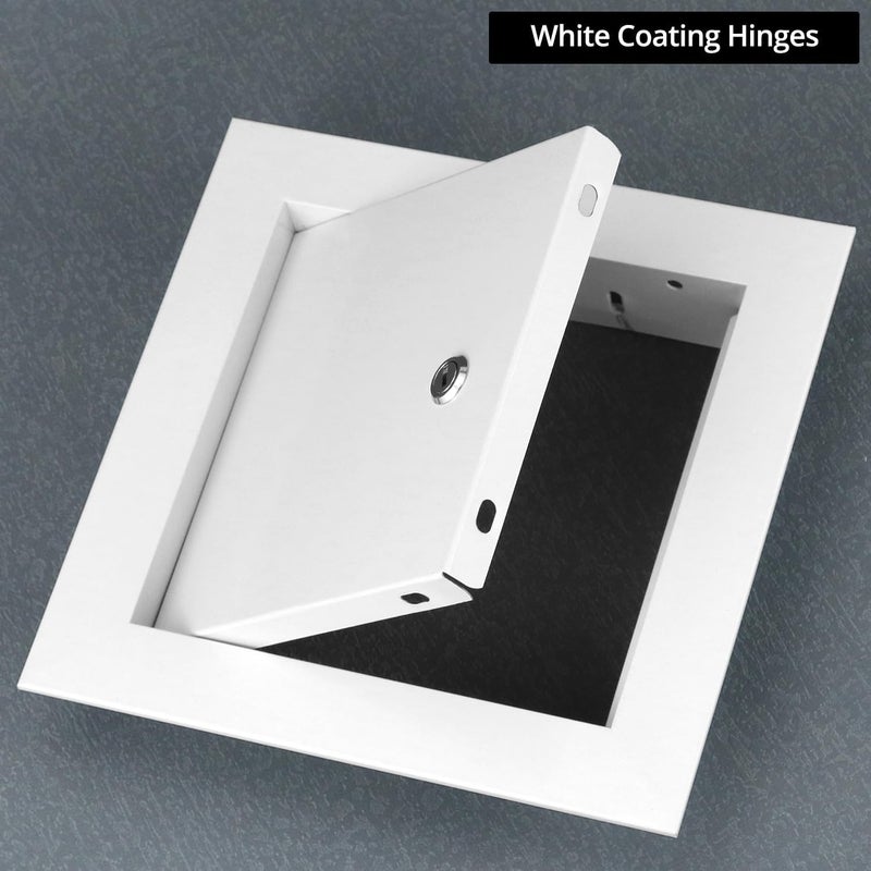 QWORK Aluminum Alloy Access Panel, 6 x 6 Inch Service Shaft Door Panel for Wall and Ceiling Electrical - Image 5